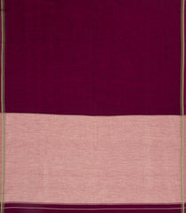 Magenta Woven Chirala Cotton Saree With Contrast Border-CR1434