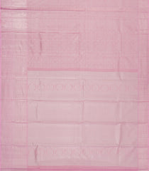 Baby Pink Woven Tissue Silk Saree With Floral Zari Motifs-KA15570