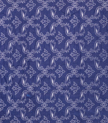 Violet Printed Jaipur Cotton Saree With Floral Motifs-JC1737