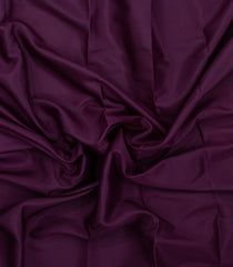 Dark Burgundy Woven Mysore Silk Saree With Contrast Zari Border-MS3869