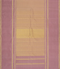 Dusty Pink Handloom Kanchipuram Silk Saree With Annam Motifs-KA15323