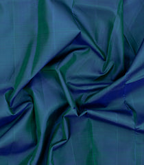Dark Blue Handloom Kanchipuram Silk Saree With Contrast Border-KA16430