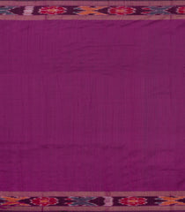 Cyan Woven Dupion Silk Saree With Tie & Dye Border-DS0637
