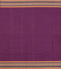 Magenta Woven Chettinad Cotton Saree With Checks-CN1886