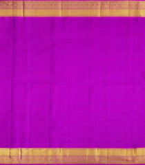 Dark Purple Handloom Kanchipuram Silk Saree With Zari Buttas-KA16907