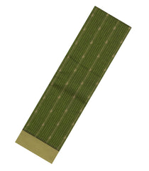 Green Woven Rasipuram Cotton Sari With Stripes-RA2625