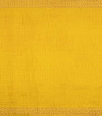 Mustard Printed Synthetic Dola Silk Saree With Zari Stripes & Border-SY0314