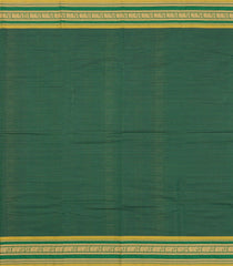 Green Woven Chettinad Cotton Saree With Checks-CN1885