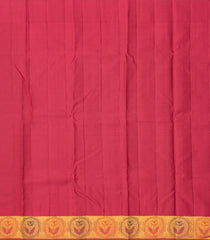 Gold Handloom Tissue Kanchipuram Silk Saree With Meena Floral Motifs-KA13356