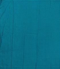 Cyan Woven Mysore Silk Saree With Floral Motifs-MS3509