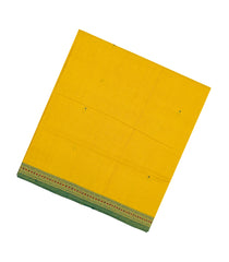 Mustard Woven Kadapa Cotton Saree With Buttas & Contrast Border-KN0662