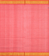 Green Handloom Silk Cotton Saree With Contrast Border-SC4700