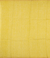 Lime Green Woven Linen Saree With Printed Floral Vine Motifs -LI0649