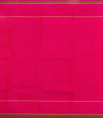 Orange Handloom Kanchipuram Silk Saree With Checks-KA15679