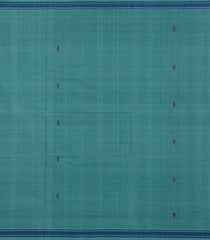Teal Woven Kadappa Cotton Saree With Buttas-KN0748