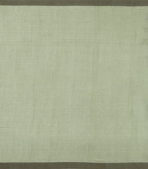 Cardamom Green Woven Tussar Silk Saree With Buttas & Contrast Border-TU3474