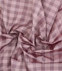 Hot Pink Woven Soft Silk Saree With Checks-SO4641