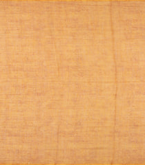 Beige Printed Synthetic Linen Saree With Floral Motifs-SY0049
