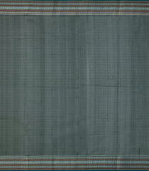 Taupe Handloom Kanchi Cotton Saree With Buttas & Silk Border-KC1752