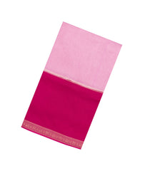 BubbleGum Pink Woven Blended Viscose Saree With Contrast Border-BL5580