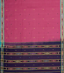 Chesnutt Pink Woven Kadappa Cotton Saree With Buttas-KN0729