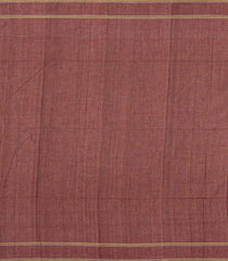 Crimson Handloom Bengal Cotton Saree With Floral Buttas-BG1724