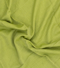Light Green Handloom Tussar Silk Saree With Floral Border-TU3392