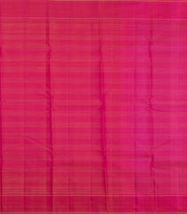 Purple Handloom Kanchipuram Silk Saree With Zari Checks-KA15228