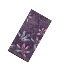 Lilac Printed Synthetic Tussar Saree With Zari Stripes-BL5353