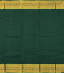 Peach Handloom Korvai Kanchipuram Silk Saree With Checks & Buttas-KA14017