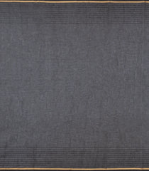 Black Woven Rasipuram Cotton Saree With Kamalam Buttas-RA2569