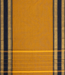 Oil Mustard Woven Chettinad Cotton Saree With Contrast Border-CN1911