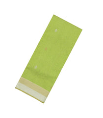 Pista Green Handloom Maheswari Silk Cotton Saree With Buttas-SC4123
