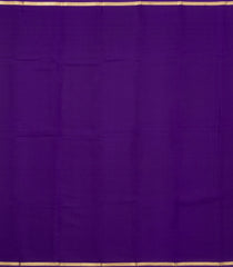 Purple Woven Mysore Silk Saree With Zari Border-MS3688