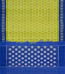 Light Green Handwoven Orissa Cotton Saree With Tie & Dye Motifs-OR0925