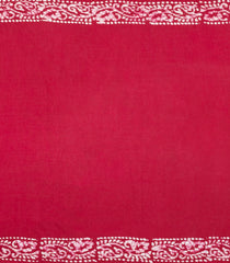 Hot Pink Printed Jaipur Cotton Saree With Abstract Motifs-JC1459