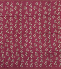Beige Printed Synthetic Tussar Silk Saree With Contrast Border-SY0104