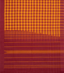 Crimson Handloom Rasipuram Cotton Saree With Checks-RA2426