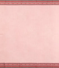 Baby Pink Handloom Korvai Kanchipuram Silk Saree With Thread Work Buttas-KA14100