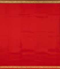 Burgundy Handloom Korvai Kanchipuram Silk Saree With Ganga Jamuna Thread Border-KA15122