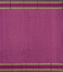 Pink Handloom Kanchi Cotton Saree With Annam Buttas-KC1841