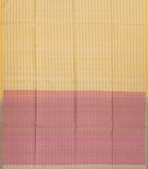 Sandal Handloom Organza Silk Saree With Stripes-SO4772