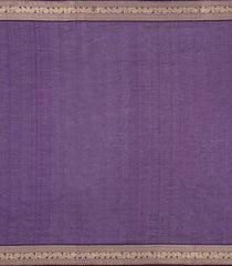 Purple Handloom Silk Cotton Saree With Buttas-SC4331