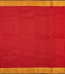 Mustard Handloom Korvai Kanchipuram Silk Saree With Buttas-KA16420