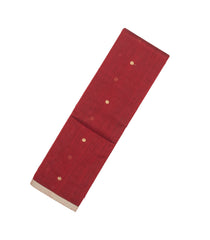 Crimson Handloom Kanchi Cotton Saree With Zari Buttas-KC1553