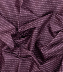 Lilac Woven Tussar Silk Saree With Chevron Stripes-TU3331