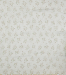 Light Green Woven Blended Chiffon Saree With Printed Floral Motifs & Embroidered Selvage-EN1914