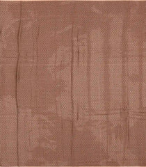 Light Peach Woven Tussar Silk Saree With Floral Motifs-TU3147