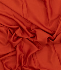 Red Woven Mysore Silk Saree With Contrast Border-MS3458