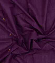 Dark Purple Woven Kadapa Cotton Saree With Buttas-KN0702